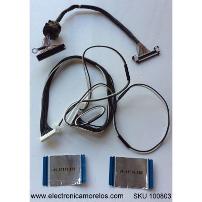 KIT DE CABLES PARA TV / SANYO / 69.31T14.F08 / MODELO DP46861